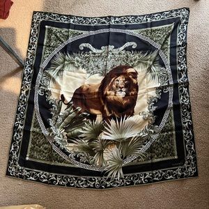 Versace silk scarf